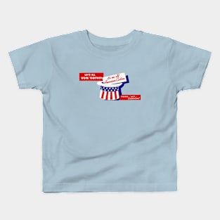 1950s Lets Work Together, America! Kids T-Shirt